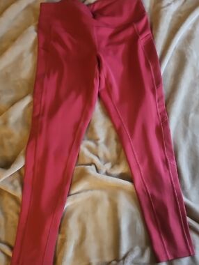 New Balance Magenta High-Waist Performance Leggings